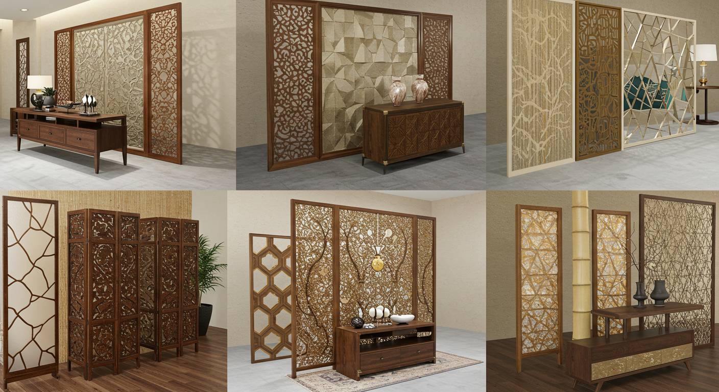 Декоративные перегородки и элементы