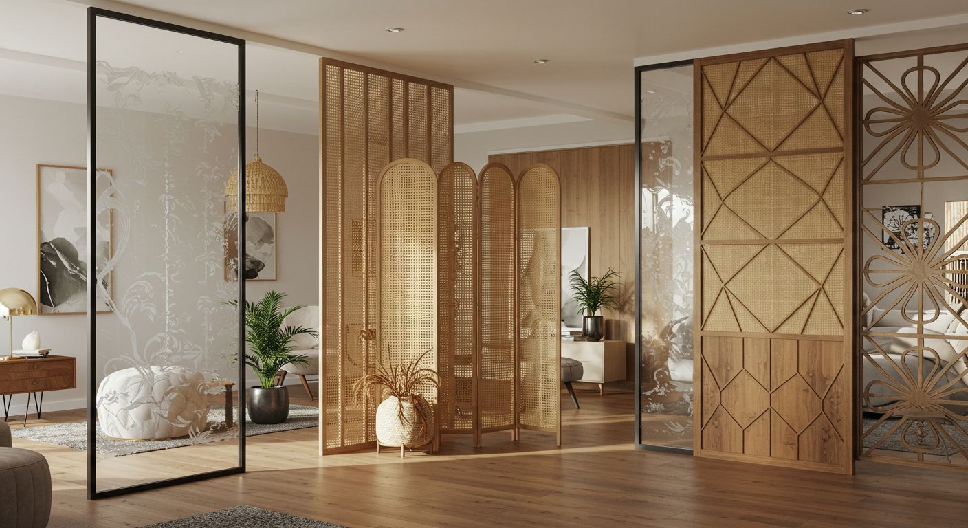 Декоративные пластиковые перегородки