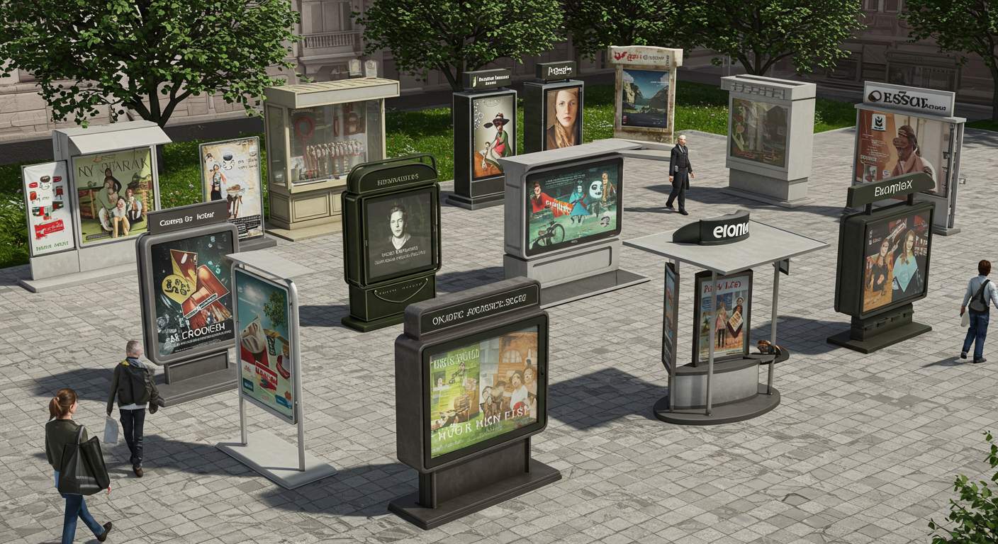 Рекламные стенды из пластика