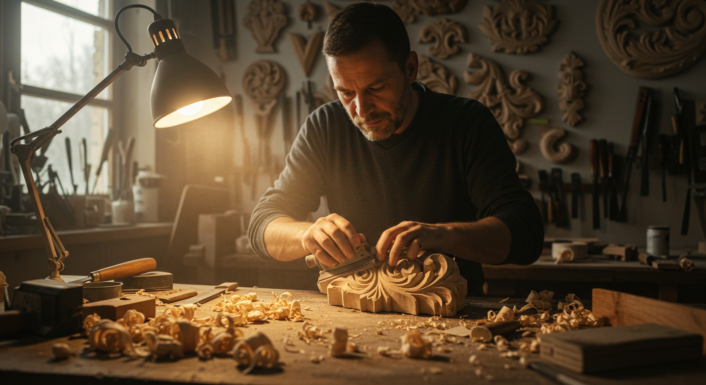 Деревянные декорации для интерьеров