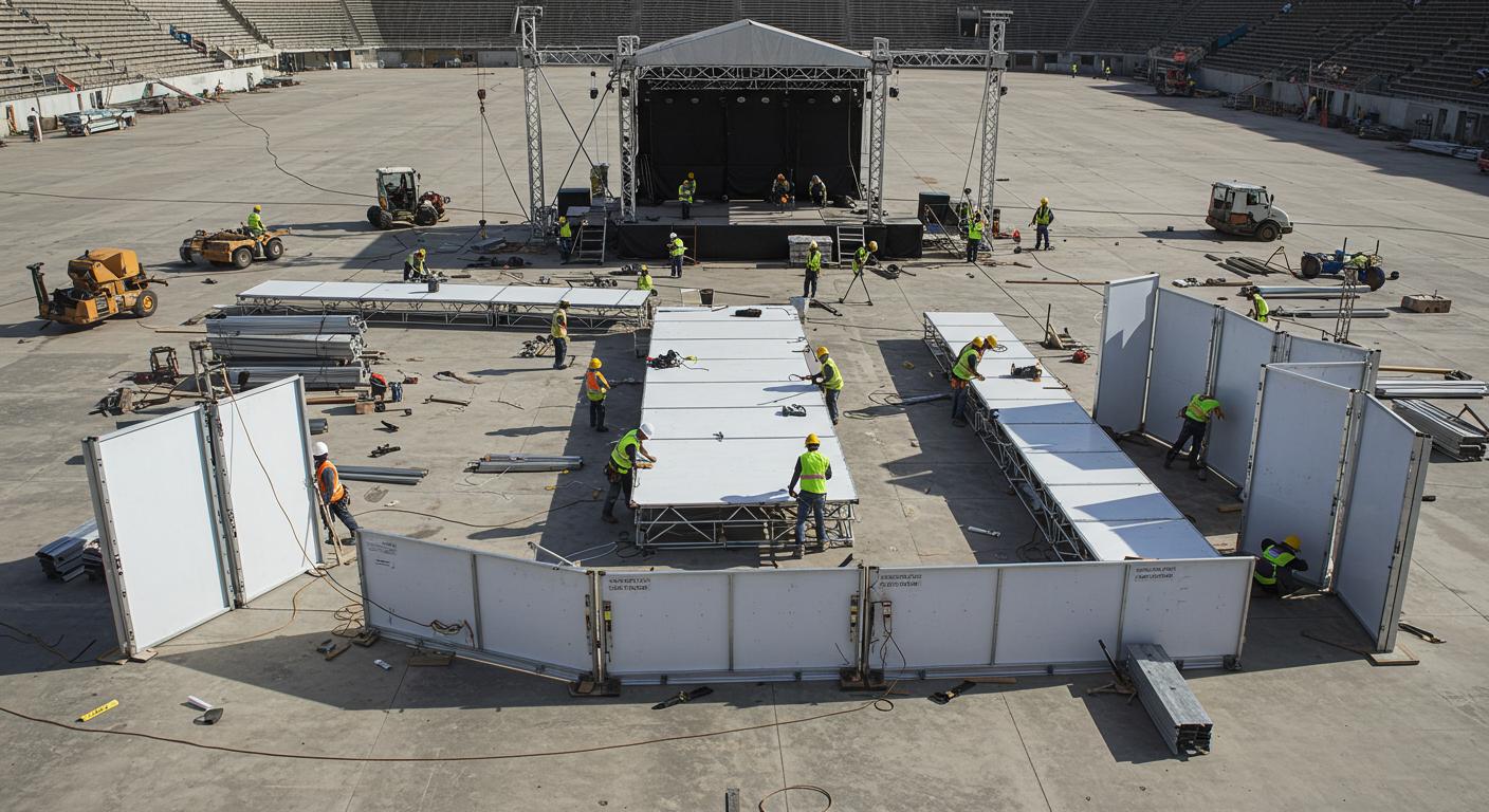 Создание мобильных сценических панелей