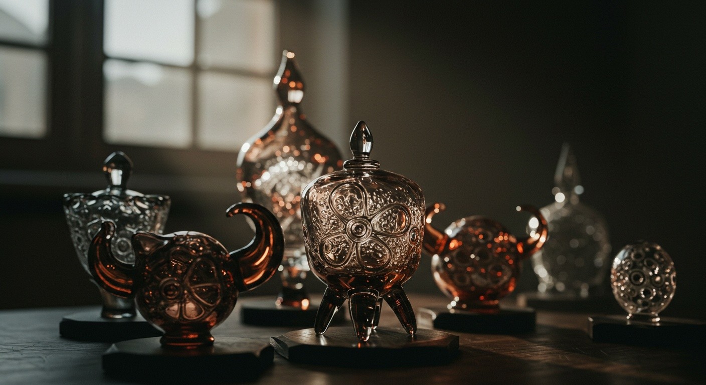 Фигурная стеклянная скульптура