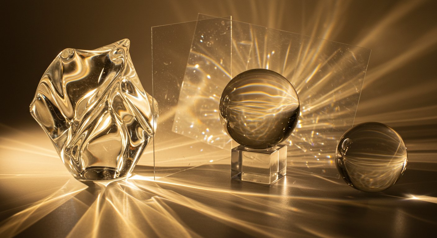 Эффекты освещения через прозрачные материалы