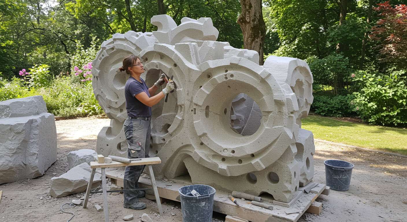 Масштабная лепка скульптуры