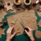 Изготовление декораций из крафт бумаги