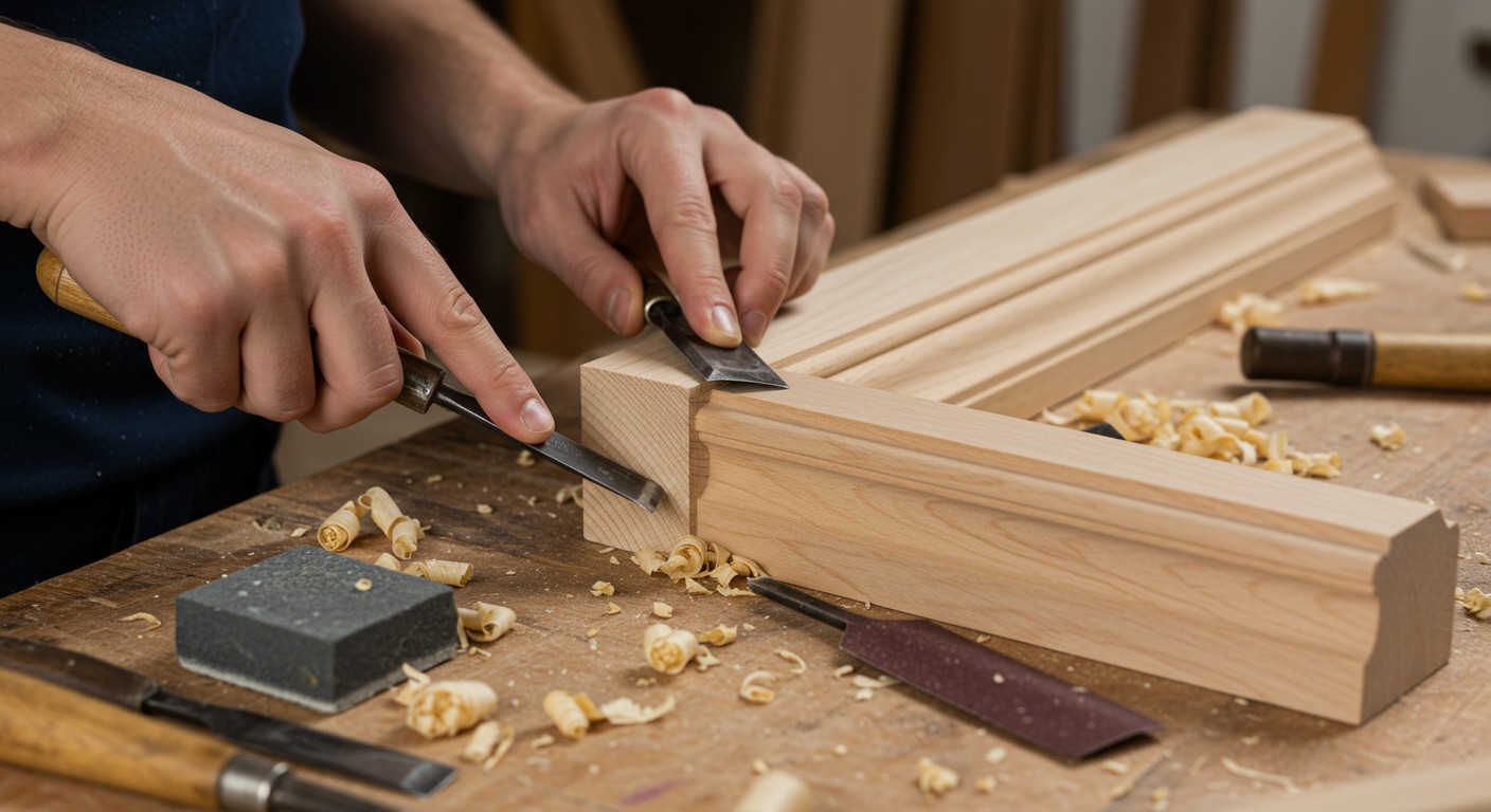 Техника изготовления декоративных карнизов