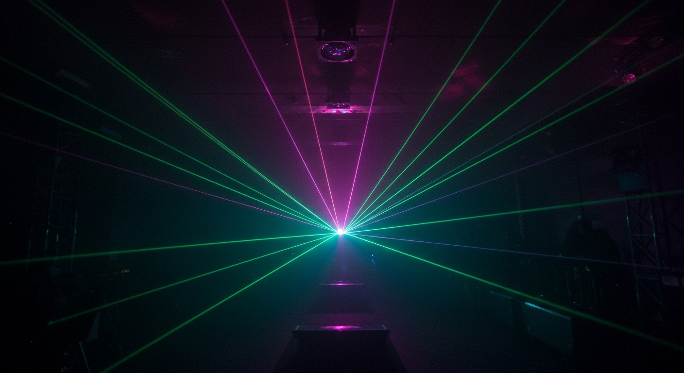 Применение световых и лазерных эффектов