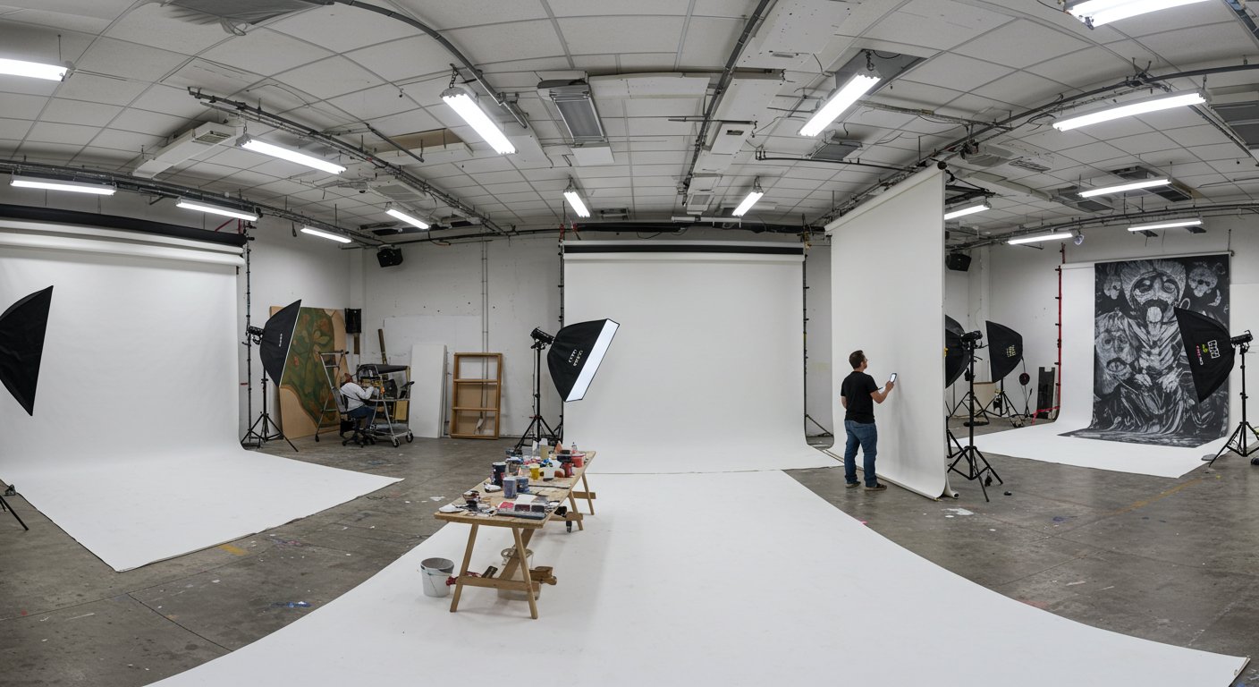 Панорамный задник для сцены