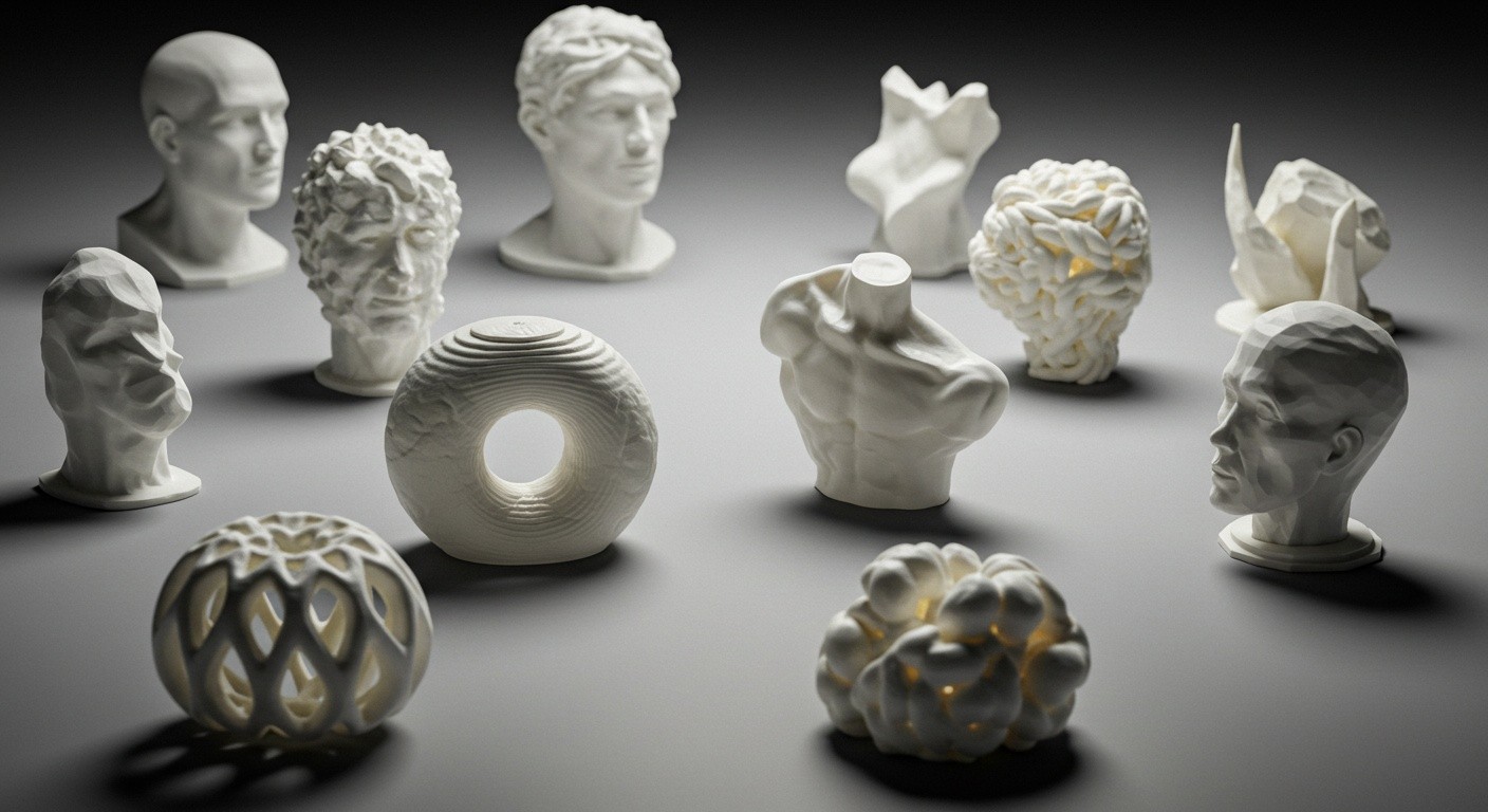 Пластиковая 3D печать скульптур