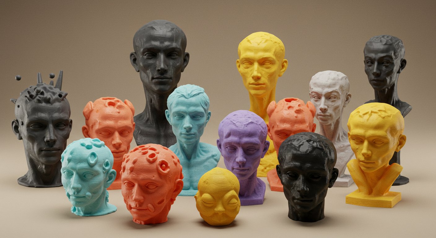 Авторская 3D печать скульптур