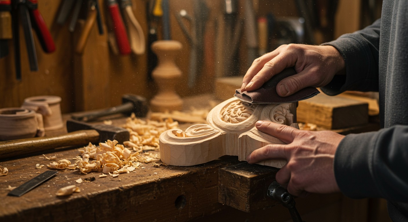 Изготовление декораций из дерева