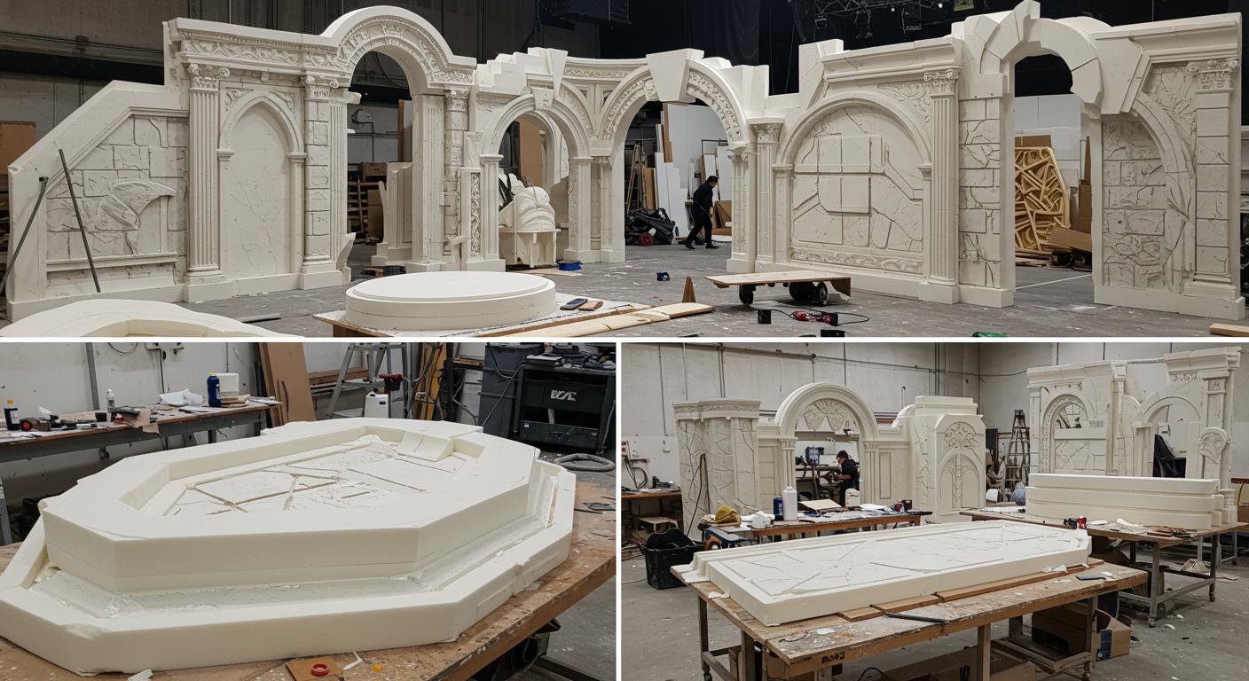 Объемные сценические панели