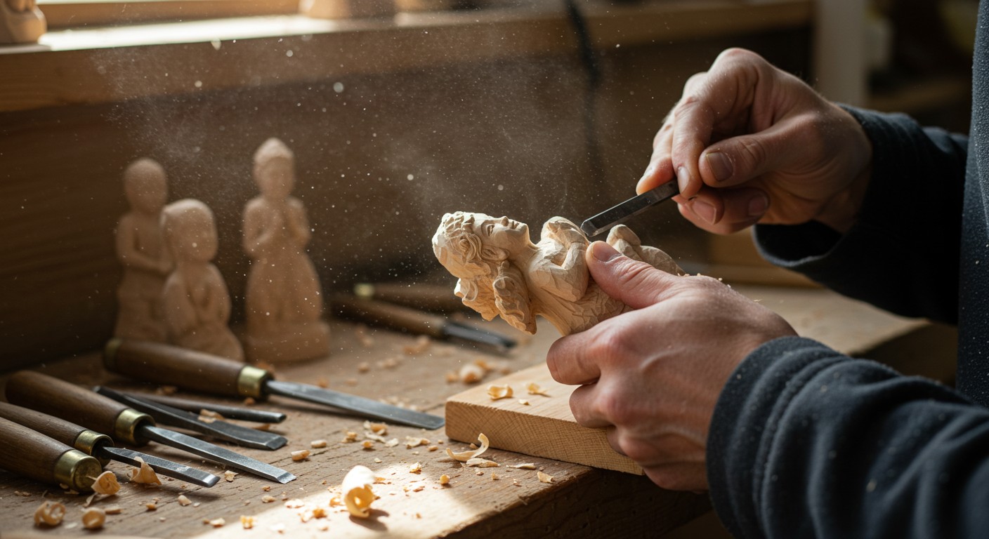 Изготовление деревянных малых статуй