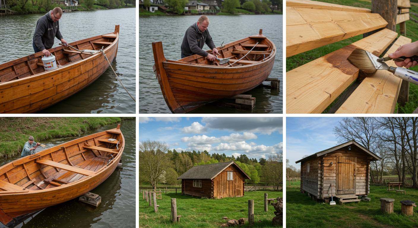 Обработка деревянных сценических конструкций