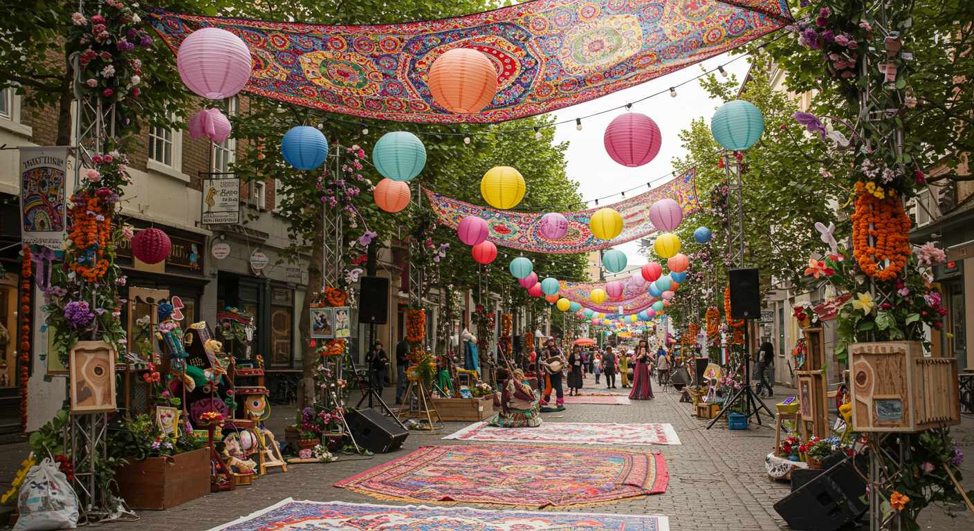 Уличные декорации для театра