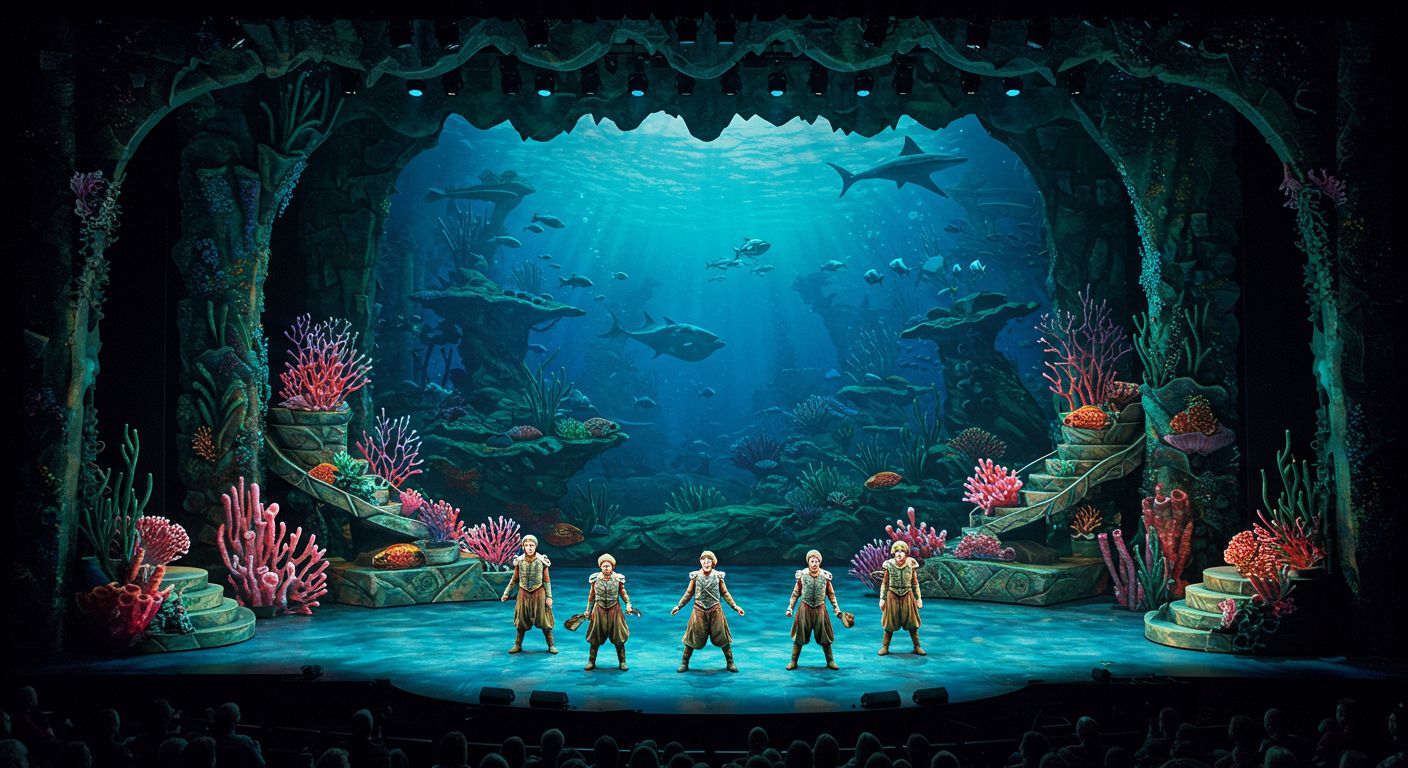 Декорации для театрального мюзикла