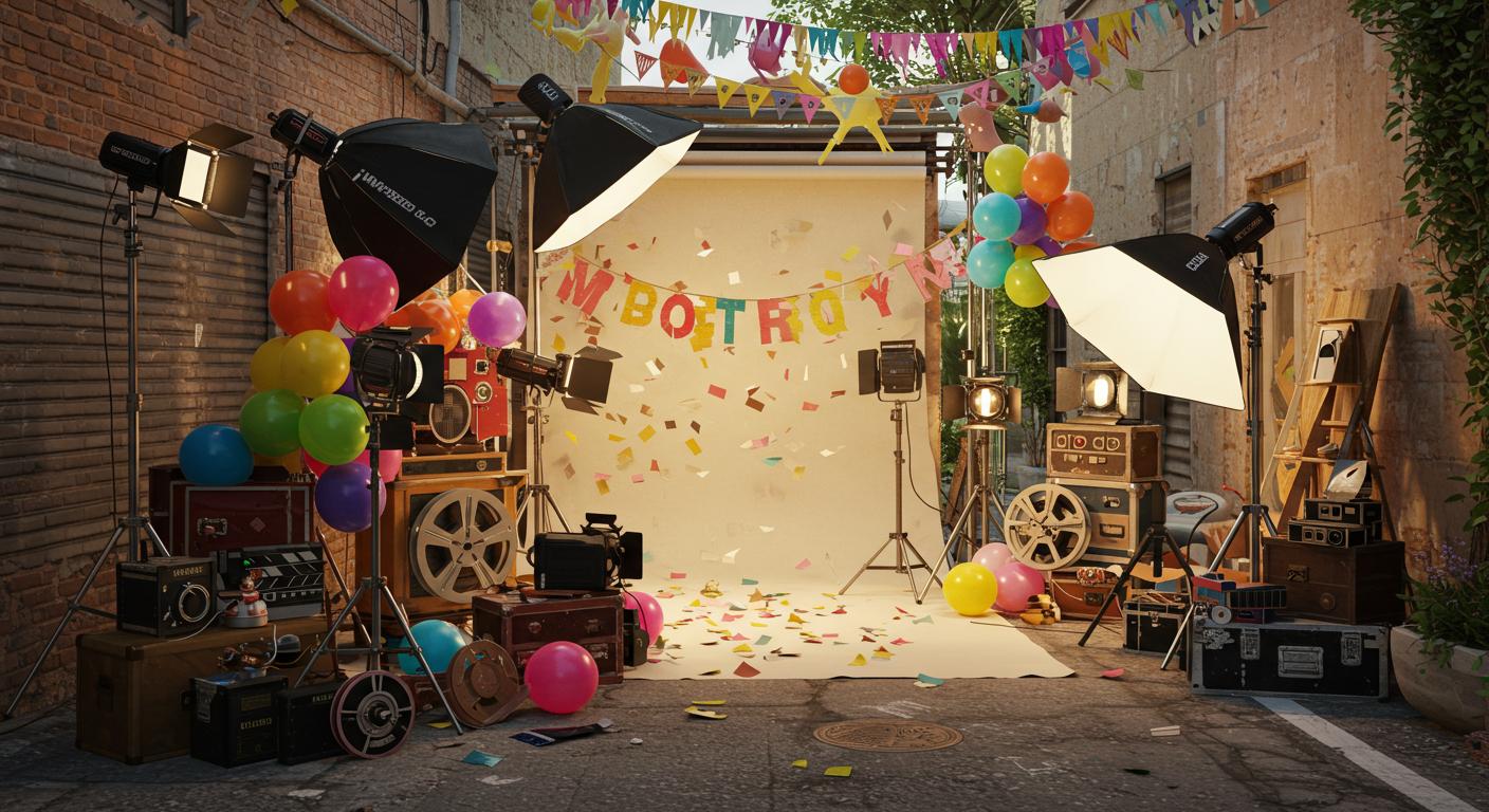 Съемочные декорации студийного пространства