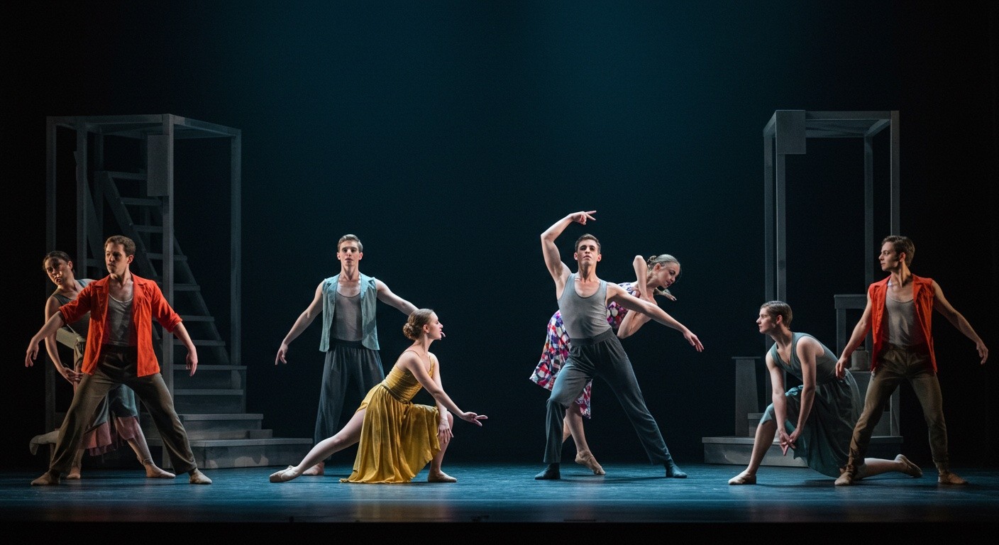 Эффект движения на сцене