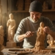 Изготовление деревянных античных статуй
