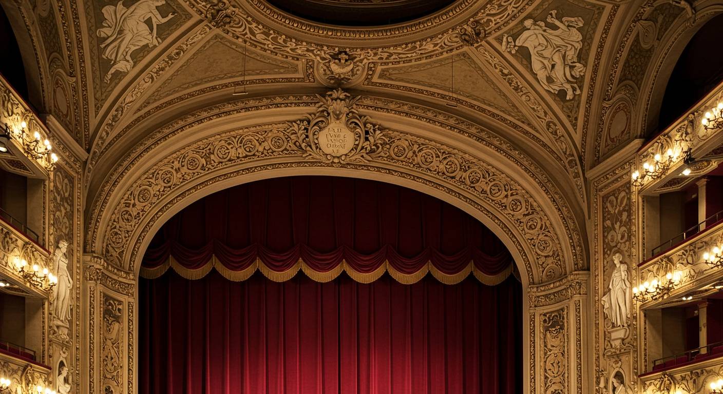 Элементы сценической архитектуры на сцене