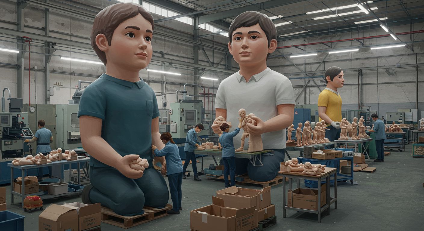 Изготовление фигур эконом класса сувенирных
