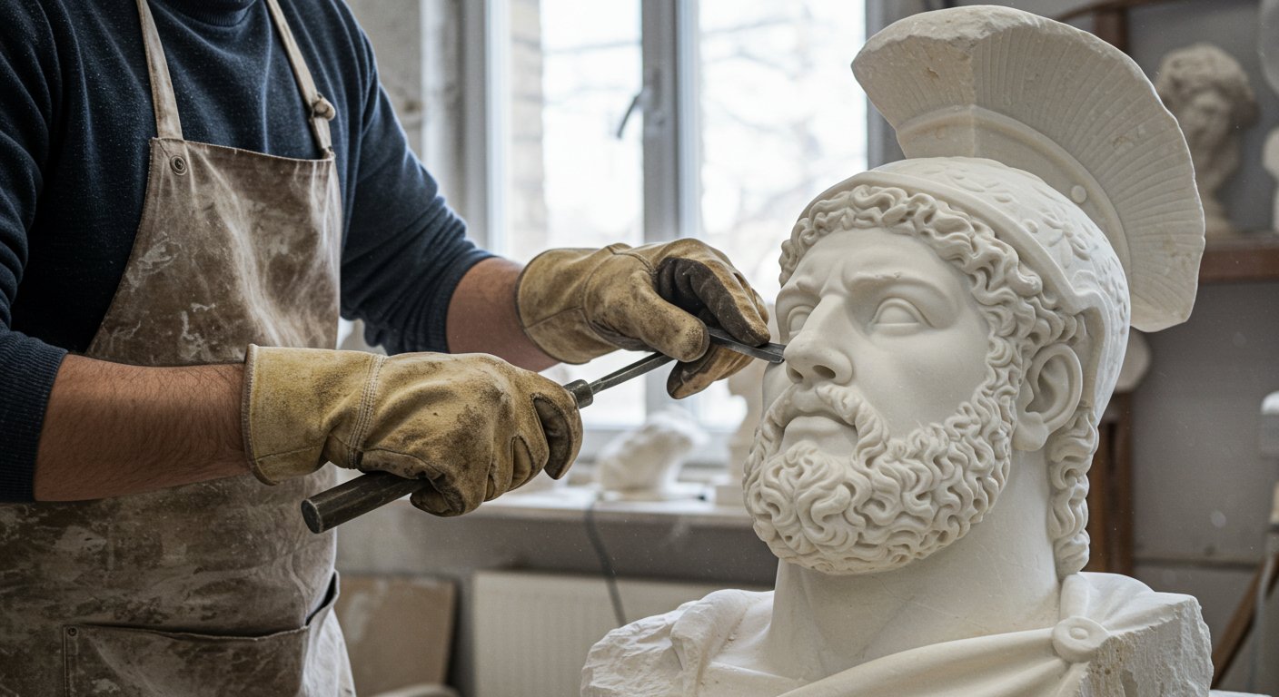 Изготовление мраморных исторических статуй