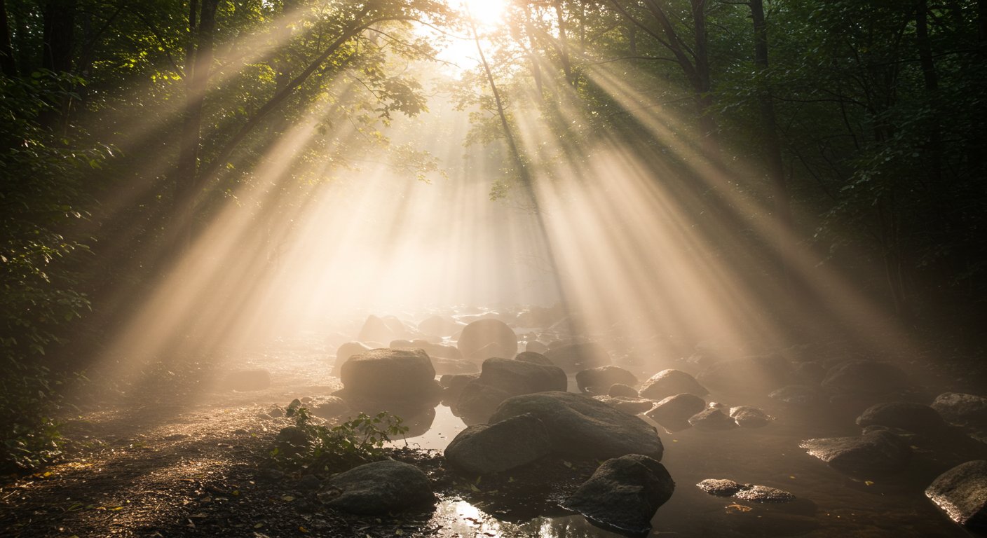 Пример эффекта тумана и прозрачности