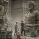 Изготовление бетонных исторических статуй
