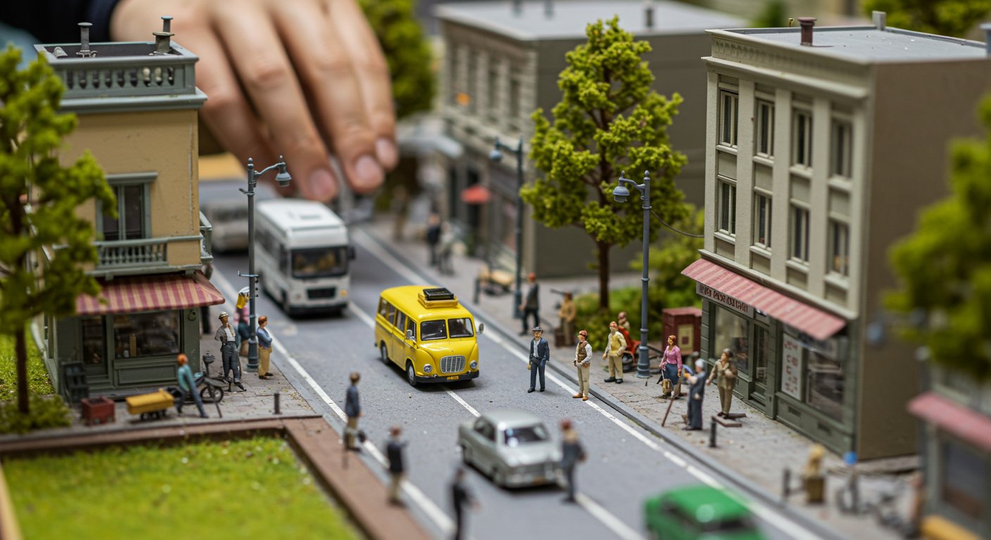 Создание миниатюрных макетов сцены