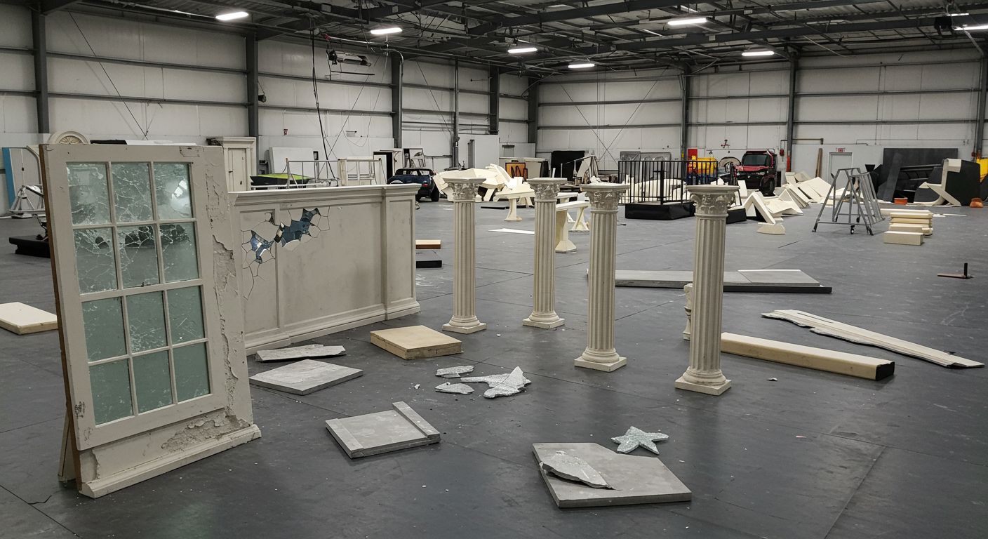 Элементы сценического реквизита для трюков