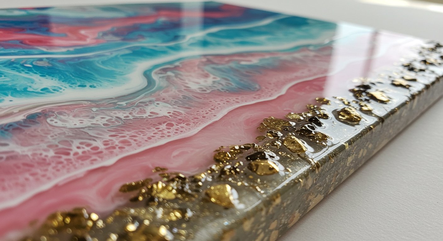 Работа с акрилом и смолой