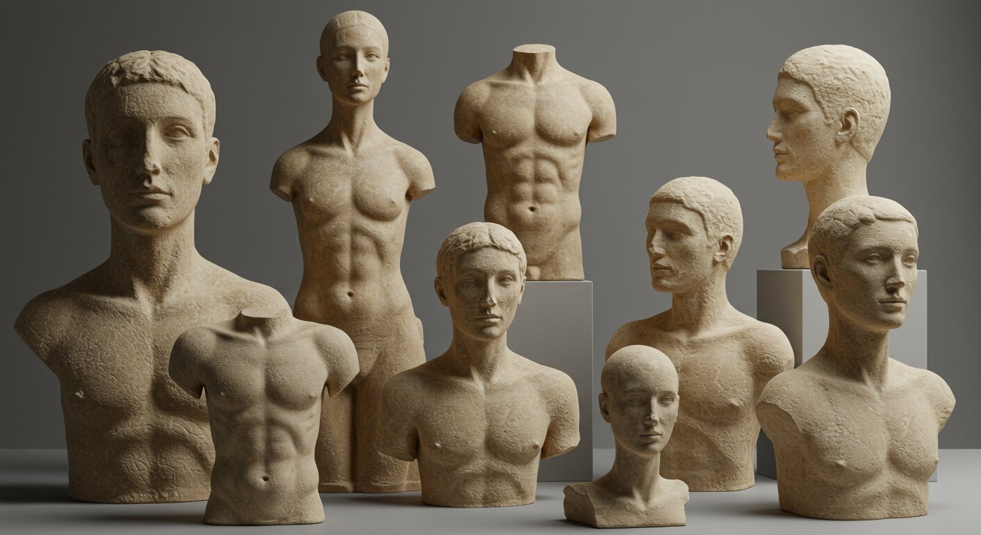 Средняя стандартная скульптура