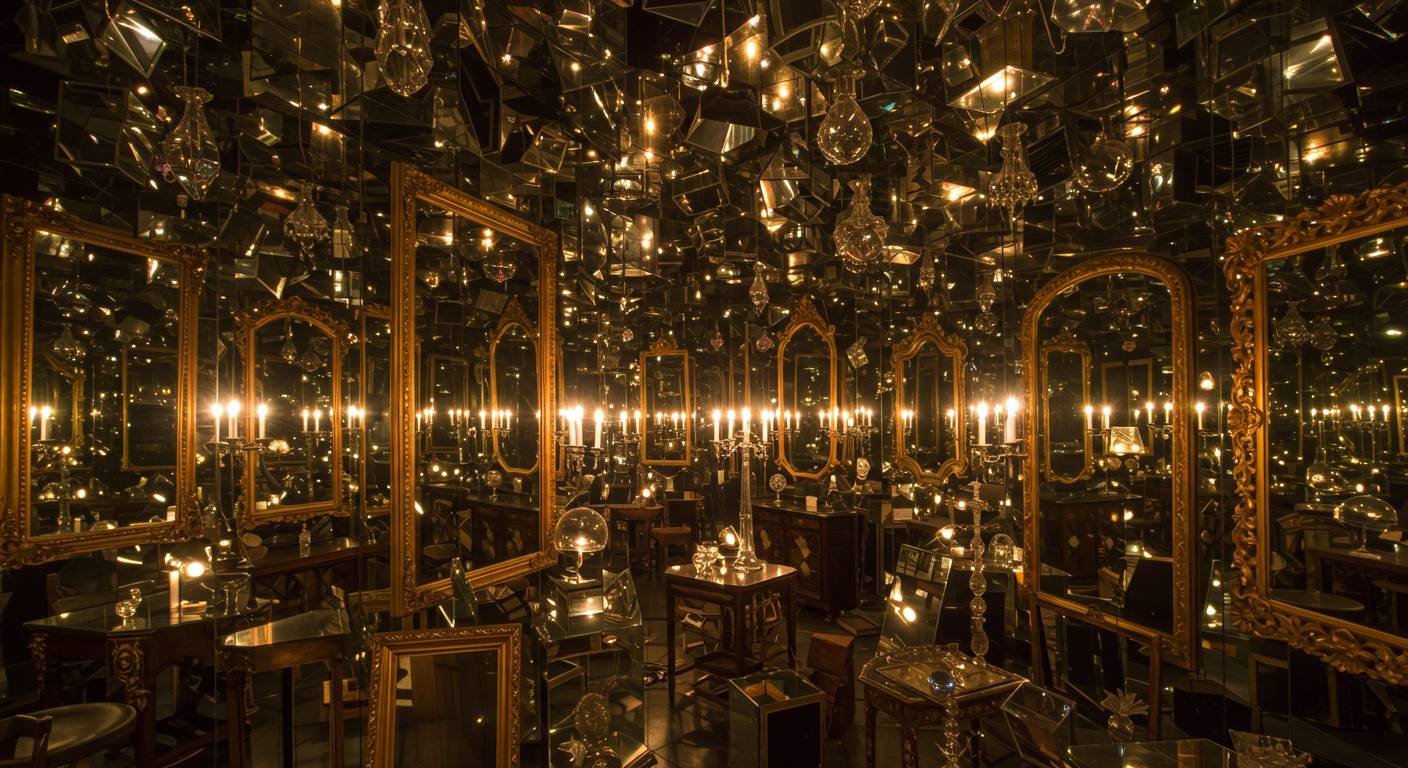 Пример использования зеркал для расширения сцены Зеркала на сцене для визуальных эффектов