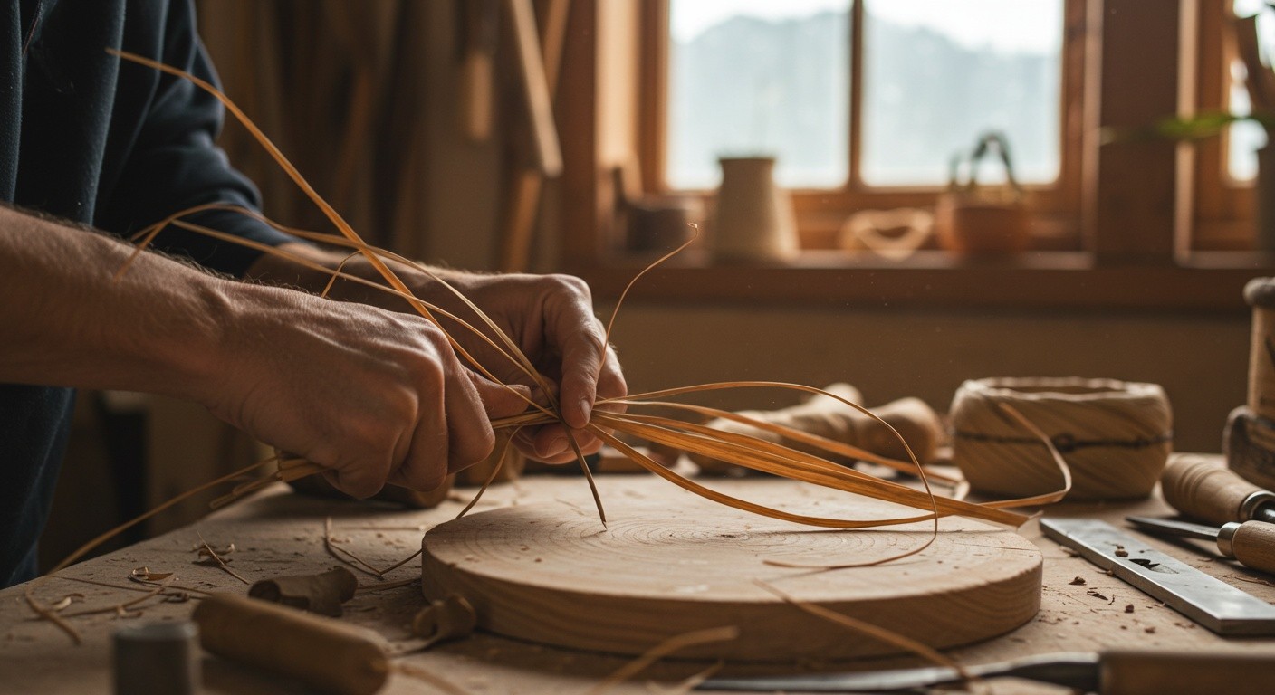 Техника работы с натуральными материалами