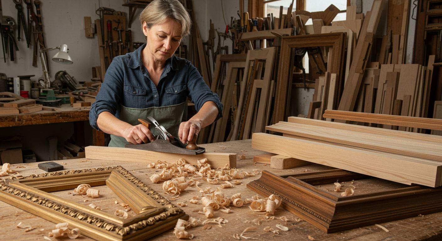 Декоративная рамка и багет