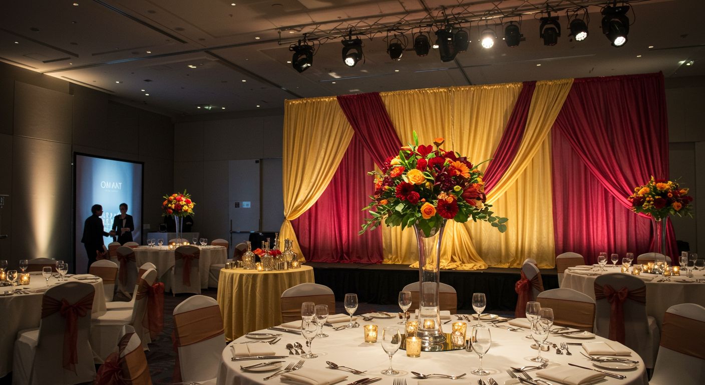 Декорации для корпоративного мероприятия