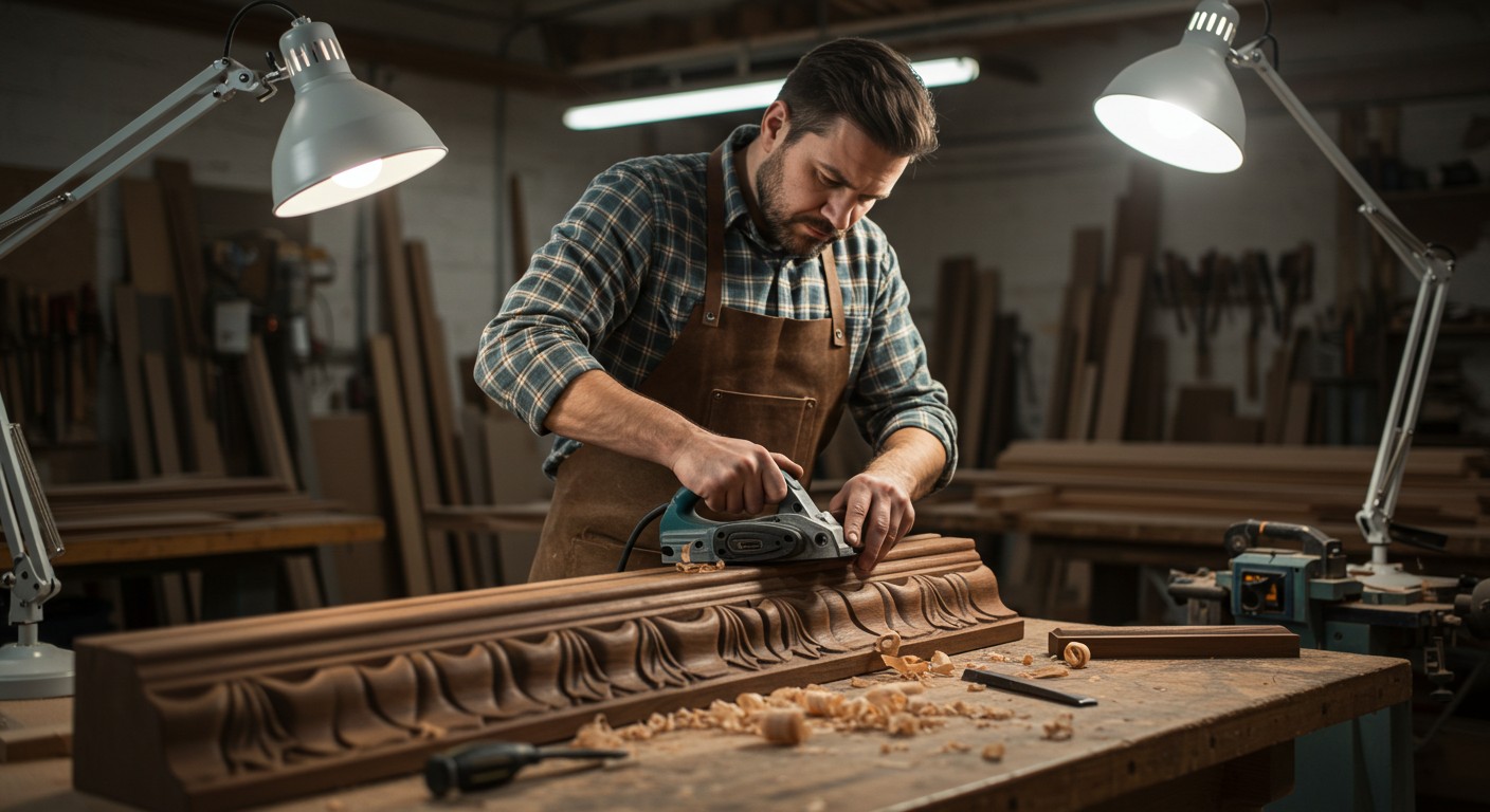 Создание декоративных карнизов и молдингов