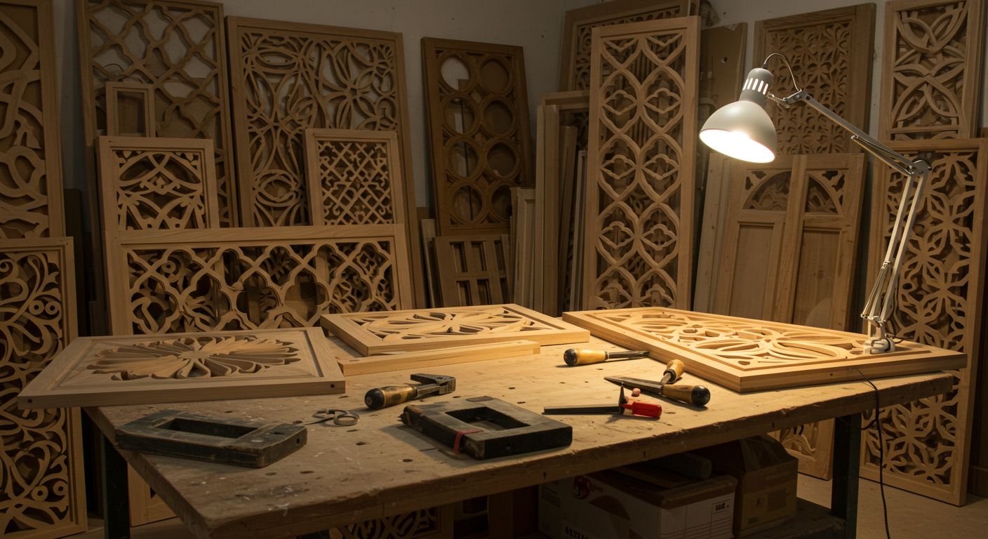 Создание декоративных панелей и перегородок