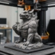 Изготовление гранитных 3d печатных статуй