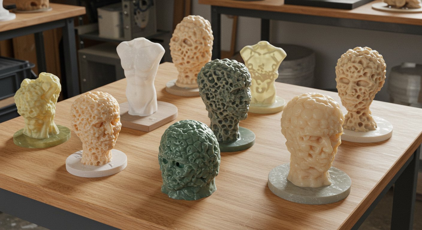 3D печать смоляных скульптур