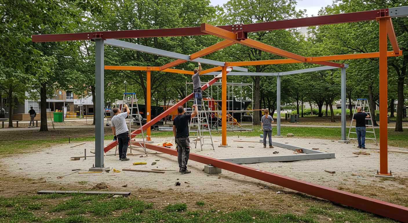 Наружная инсталляция для общественного пространства